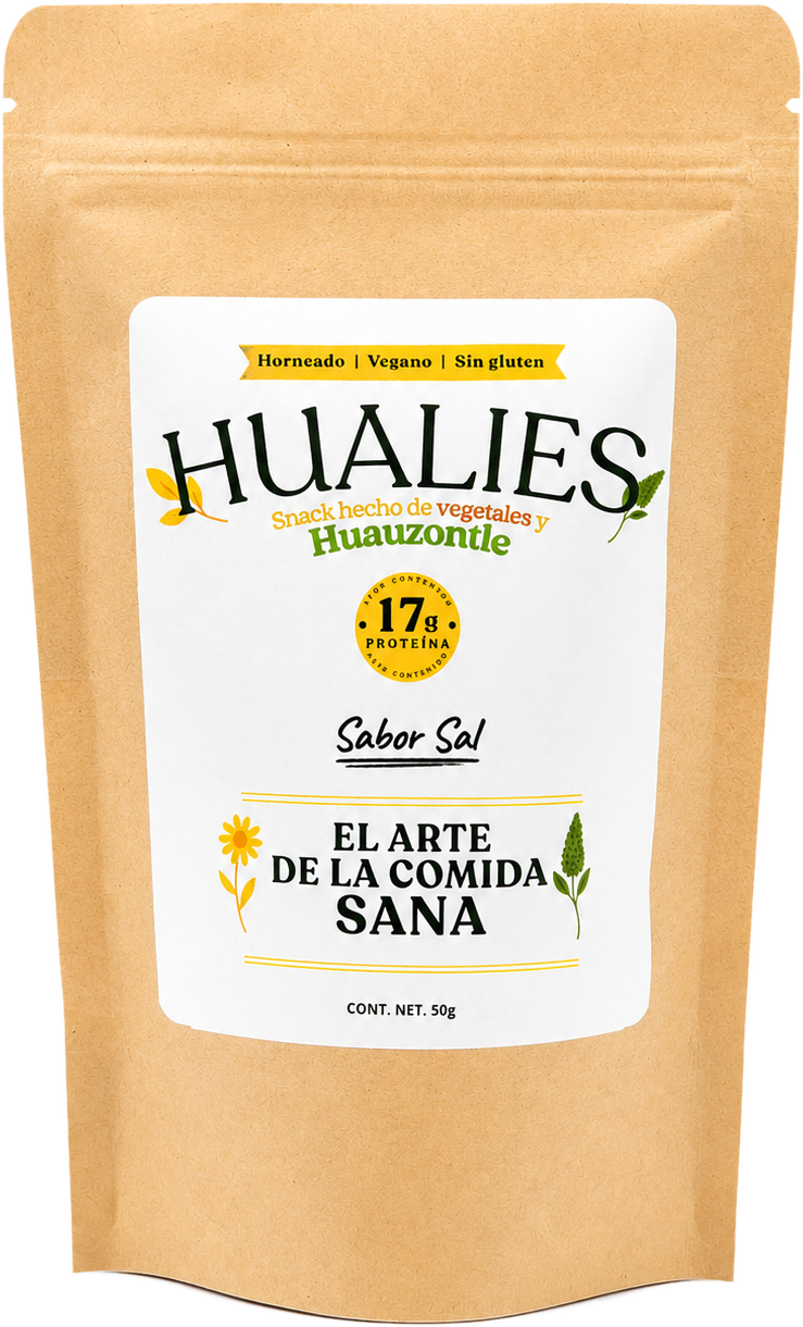 Empaque Hualies sabor sal